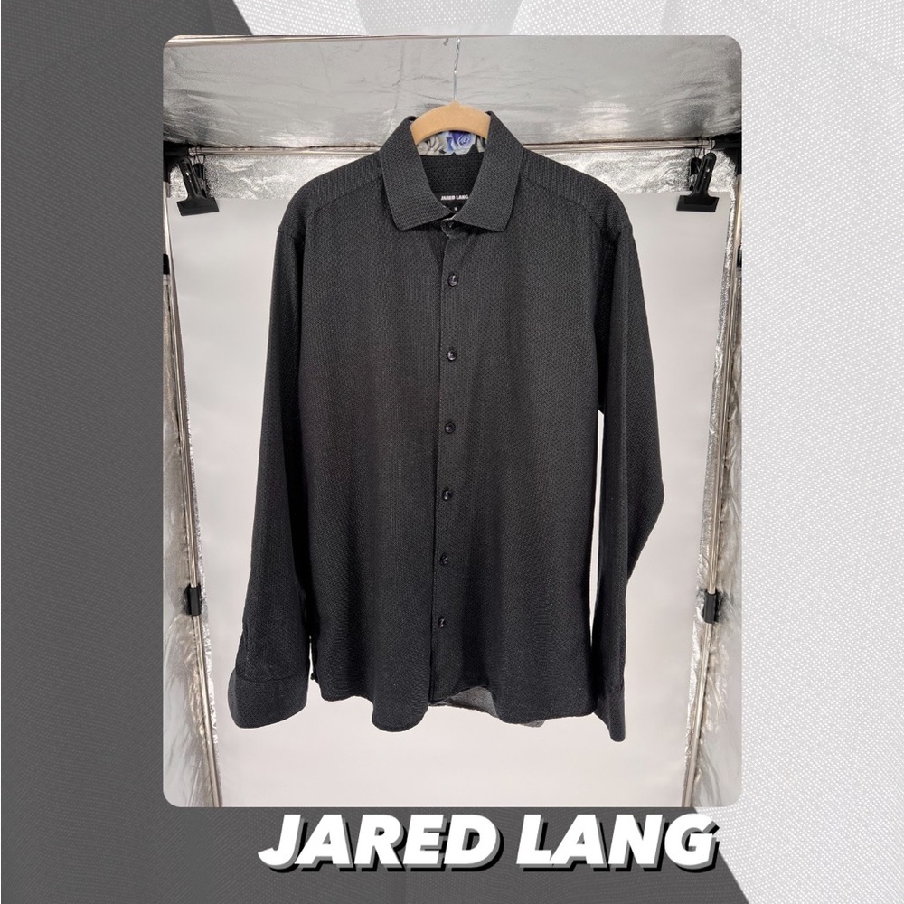 EUC Jared Lang Contrast Reverse Button Down Shirt